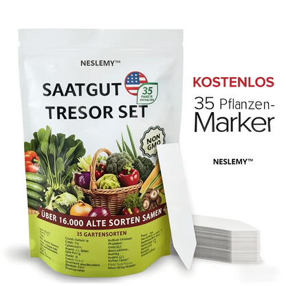 Vollständige Erbstück-Gemüsesamen-Tresor – Ideal für Hausgärten & Notfallvorbereitung