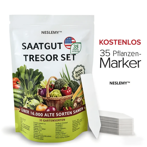 Vollständige Erbstück-Gemüsesamen-Tresor – Ideal für Hausgärten & Notfallvorbereitung